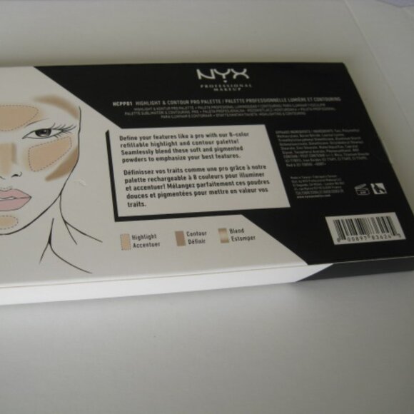 NEW NYX Highlight & Contour Pro Palette Powders Sealed Refillable - Picture 6 of 7